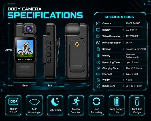 Portable Body Camera
